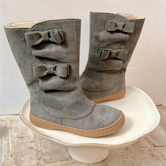 LIVIE & LUCA BOBBIE BOOT - GRAY - LITTLE GIRLS SIZE 10 - Picture 1 of 14